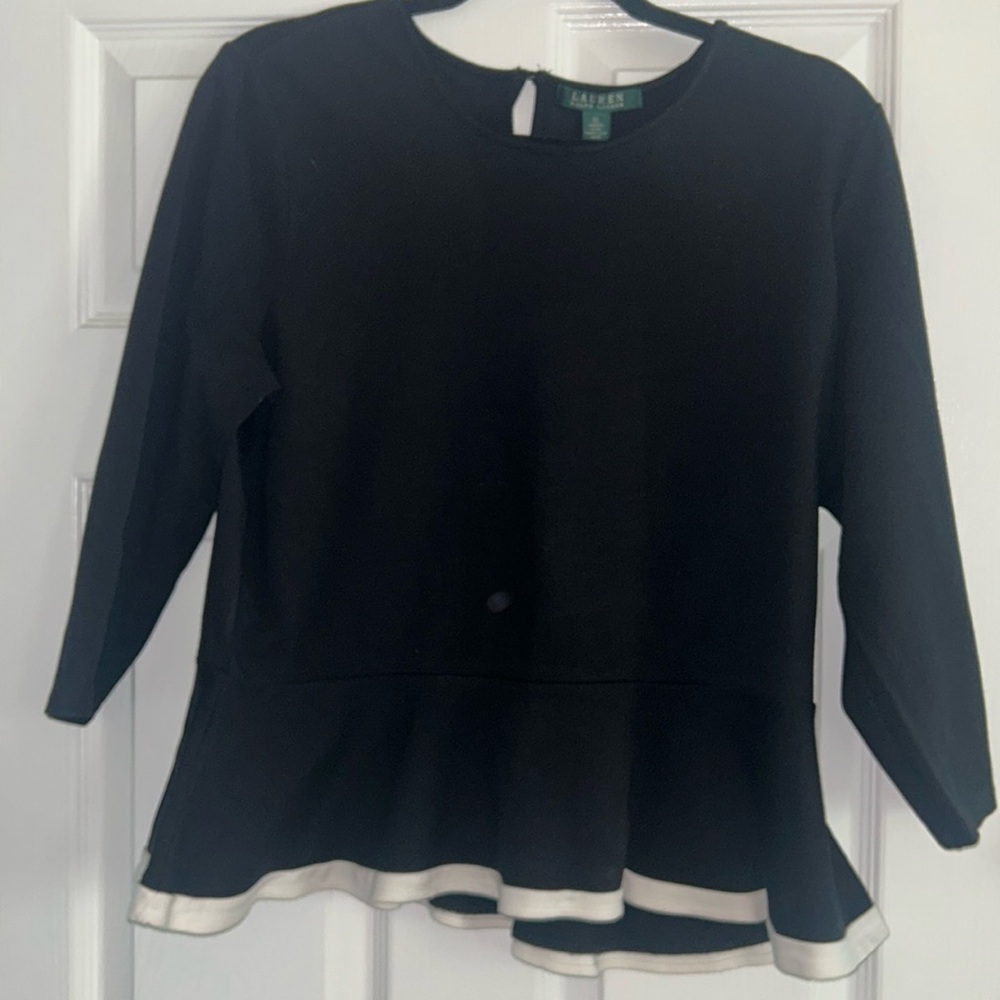 Ralph Lauren Peplum Top